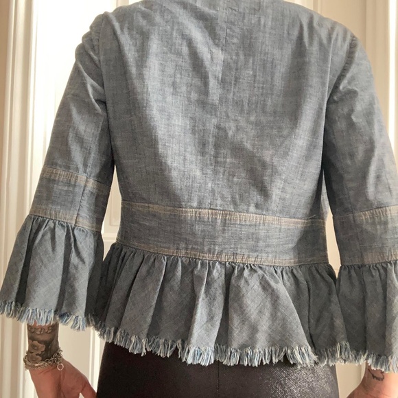 Trina Turk Denim Jacket size 6 - Picture 4 of 5